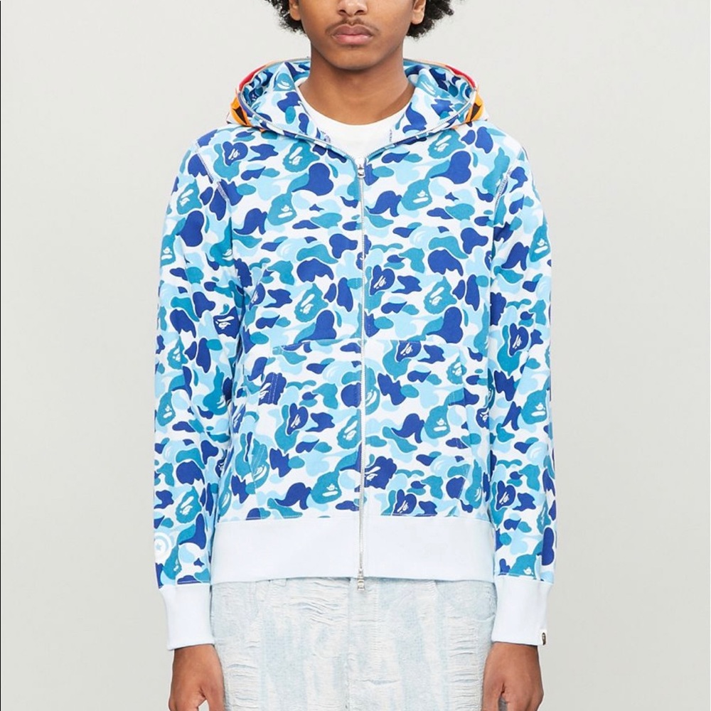 A Bathing Ape Baby Blue Hoodie